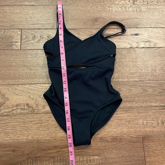 Abercrombie Kids Girls Swim - Black One-Piece Swimsuit Bathing Suit - Size 5/6 - Picture 14 of 16